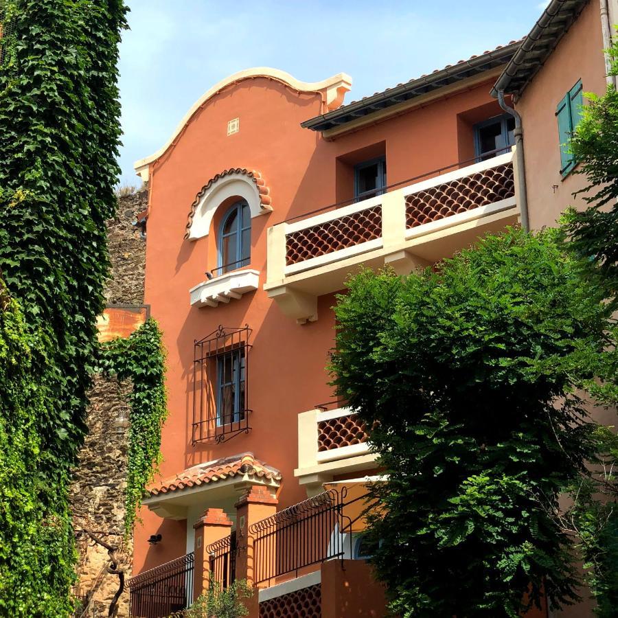 «La Calade » Villa Les Glycines Collioure Exteriör bild