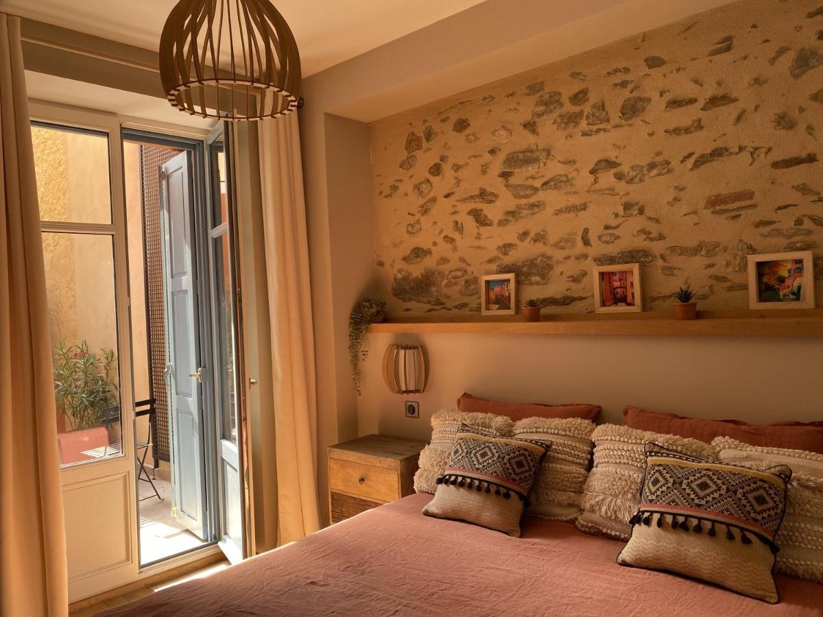 «La Calade » Villa Les Glycines Collioure Exteriör bild