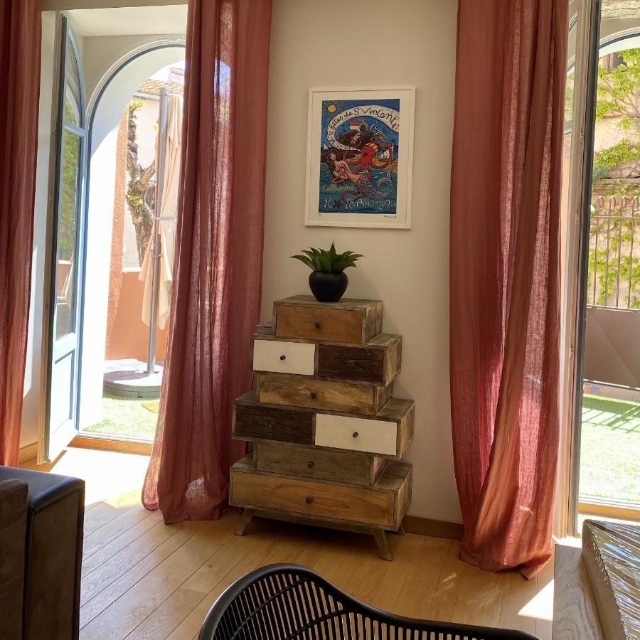 «La Calade » Villa Les Glycines Collioure Exteriör bild