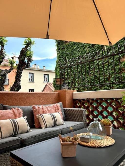 «La Calade » Villa Les Glycines Collioure Exteriör bild